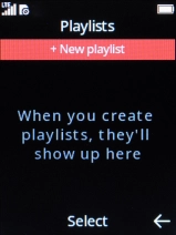 Select New playlist. Select New playlist.