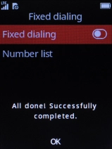 Press the Navigation key. Press the Navigation key.