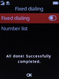 Press the Navigation key. Press the Navigation key.