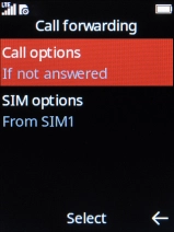 Select SIM options. Select SIM options.