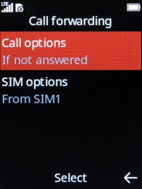 Select SIM options. Select SIM options.