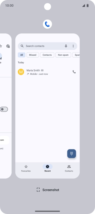 To end one running application, slide your finger upwards on the required application. To end one running application, slide your finger upwards on the required application.