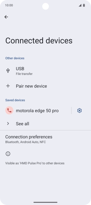 Slide your finger upwards starting from the bottom of the screen to return to the home screen.