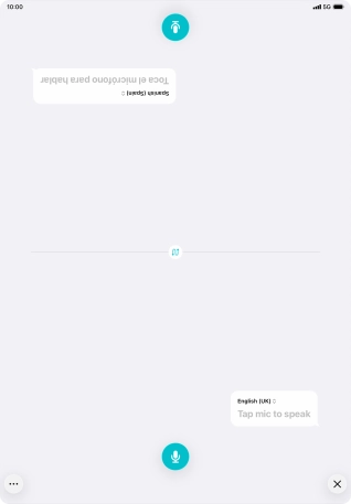 Press the end icon to end two-way view.