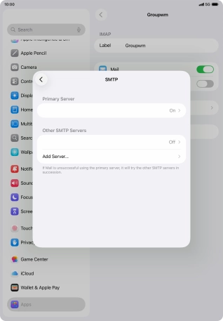 Press the field below 