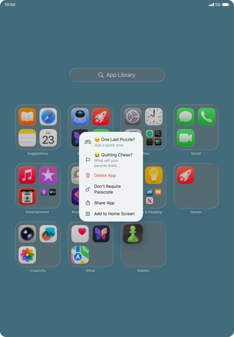 Press Don't Require Passcode.