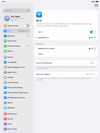 Slide your finger upwards starting from the bottom of the screen to return to the home screen.