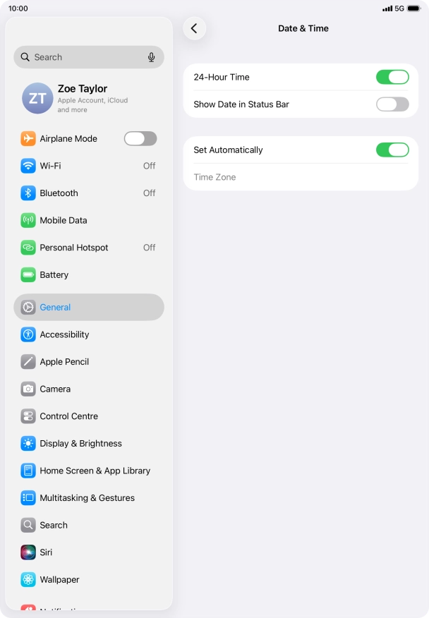 Slide your finger upwards starting from the bottom of the screen to return to the home screen.