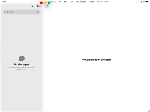 Press the minimise icon. Press the minimise icon.