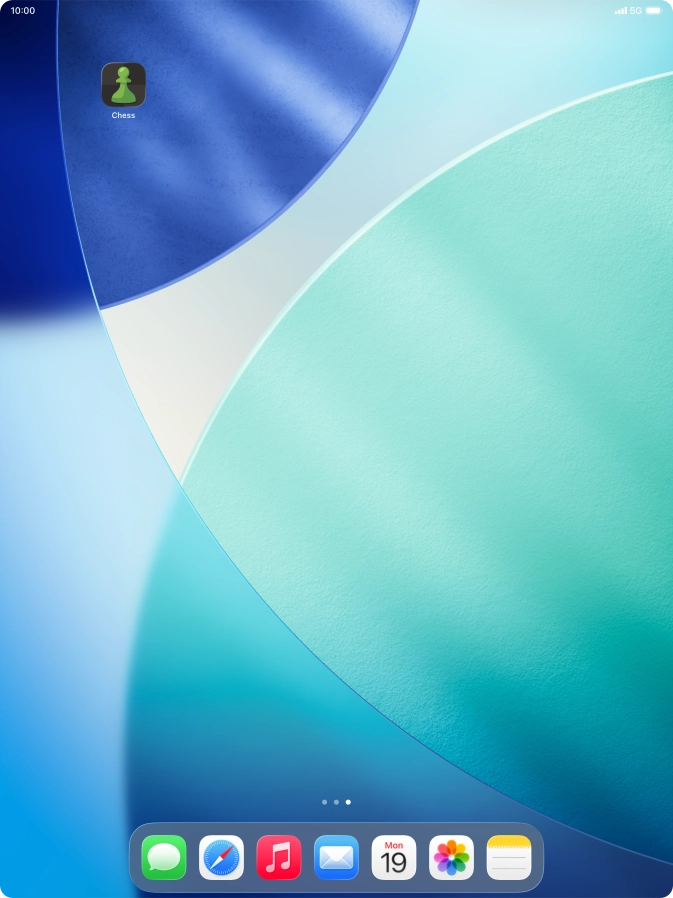 Press and hold the required app.