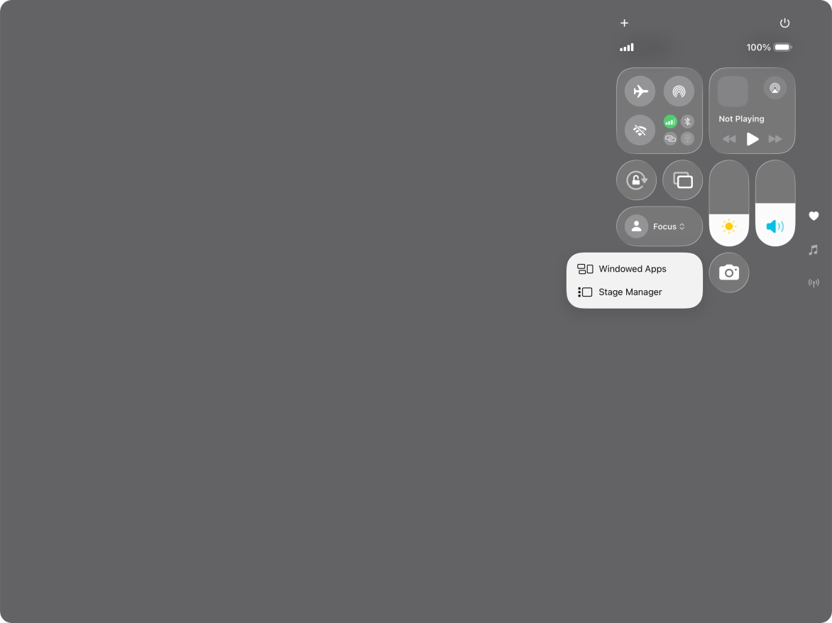Press the required type of multitasking. Press the required type of multitasking.
