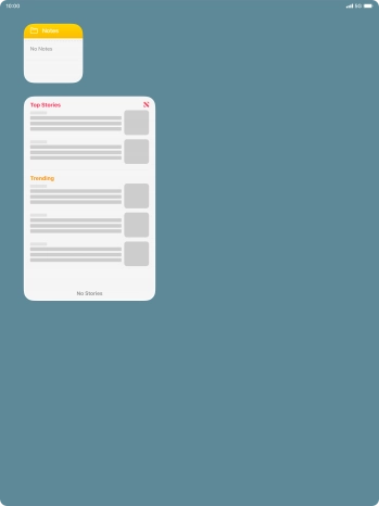 Press and hold the required Widget Stack.