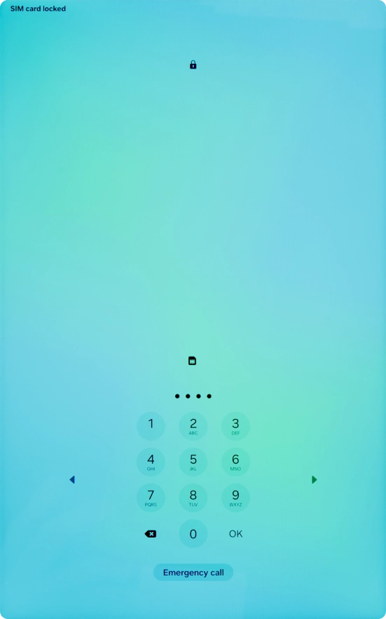 If you're asked to key in your PIN, do so and press OK.