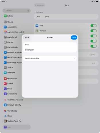 Press Advanced Settings. Press Advanced Settings.