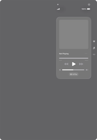 Slide your finger upwards starting from the bottom of the screen to return to the home screen.