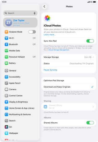 Press the indicator next to Press the indicator next to