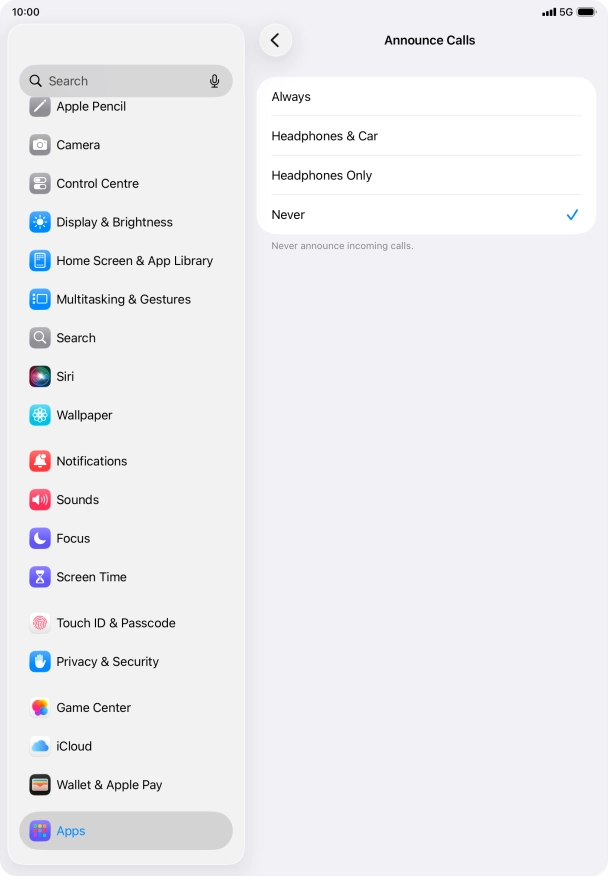 Press Always to turn on the function when silent mode is turned off.