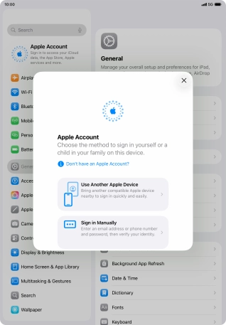 Press Sign in Manually. Press Sign in Manually.