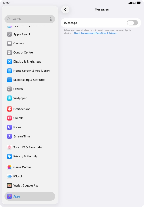 Press the indicator next to Press the indicator next to
