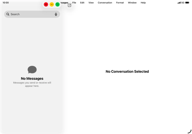 Press the minimise icon. Press the minimise icon.