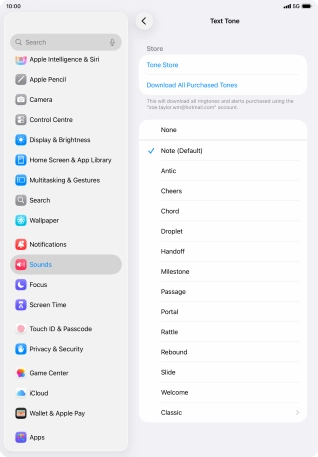 Press the required message tones to hear them. Press the required message tones to hear them.