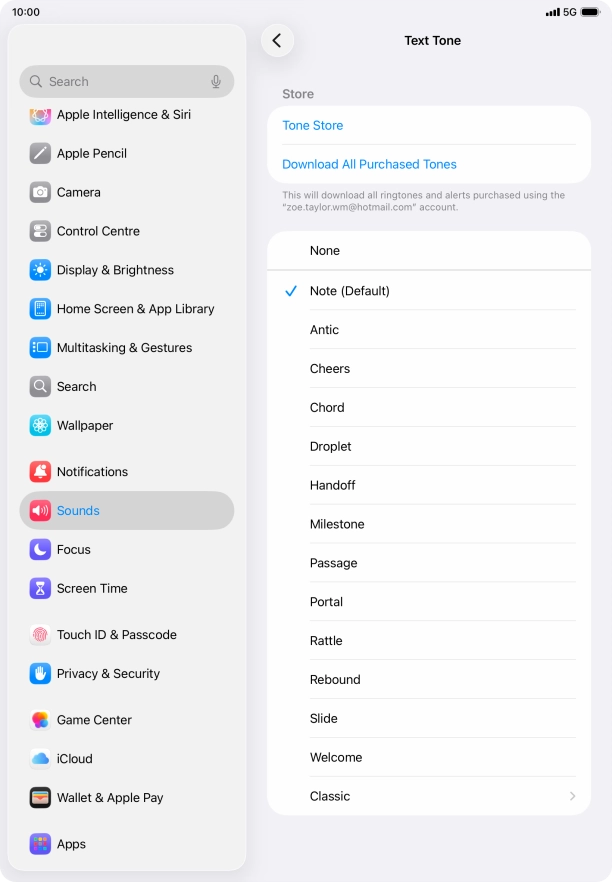 Press the required message tones to hear them. Press the required message tones to hear them.