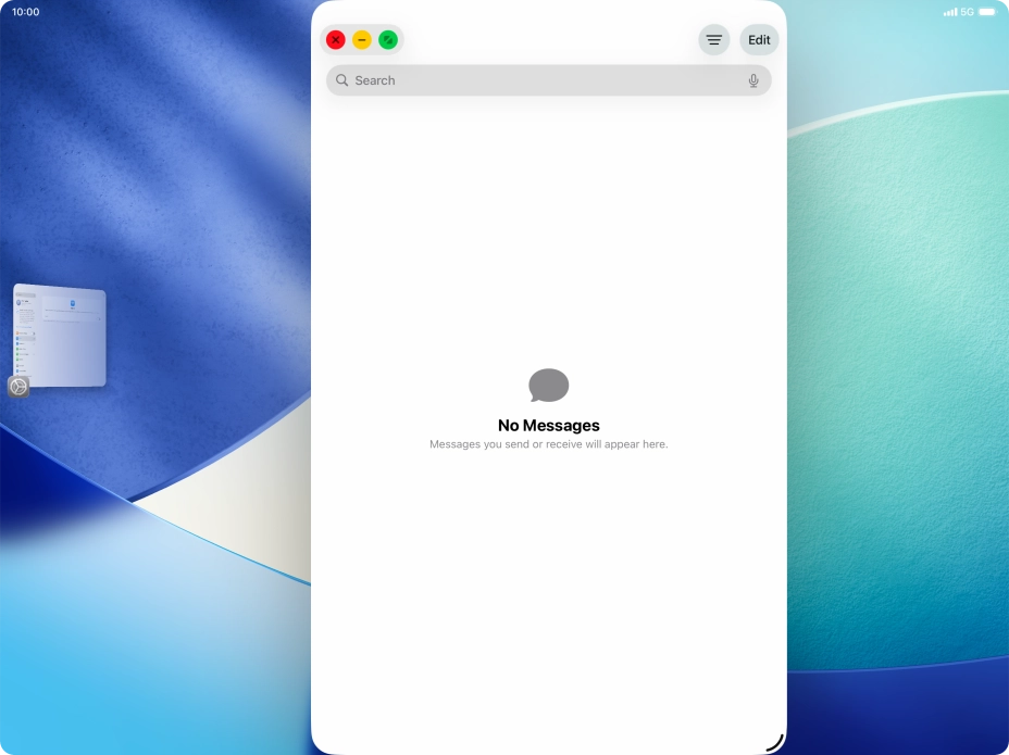 Press the maximise icon. Press the maximise icon.