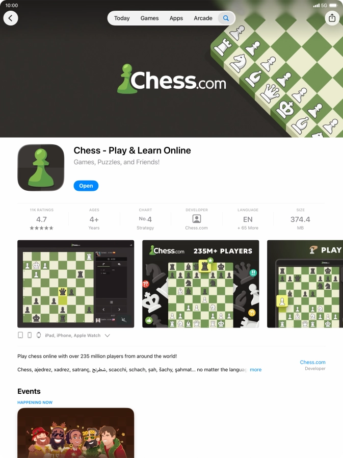 Slide your finger upwards starting from the bottom of the screen to return to the home screen.