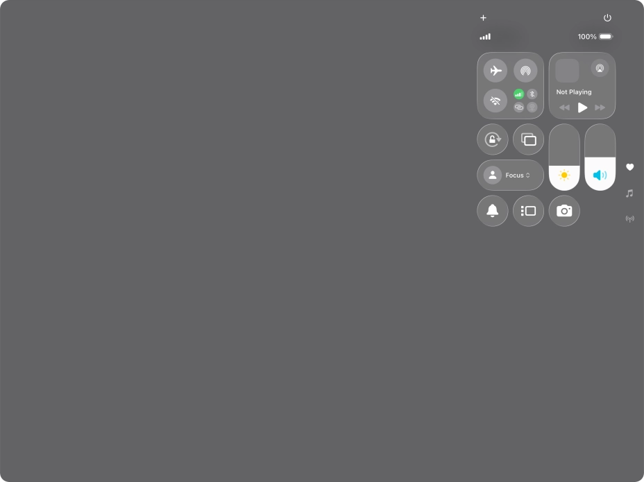Press and hold the multitasking icon. Press and hold the multitasking icon.