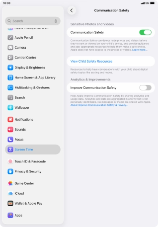 Press the indicator next to Press the indicator next to