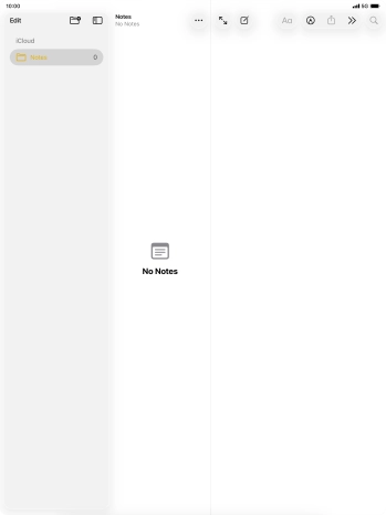 Slide your finger upwards starting from the bottom of the screen to return to the home screen.