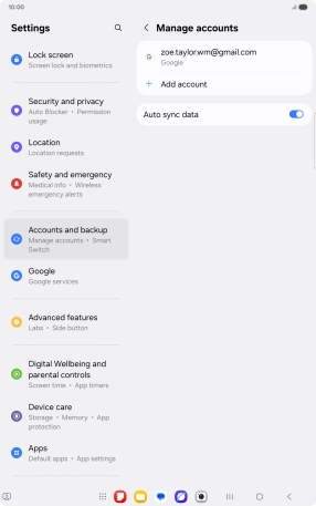 Press the Home key to return to the home screen.