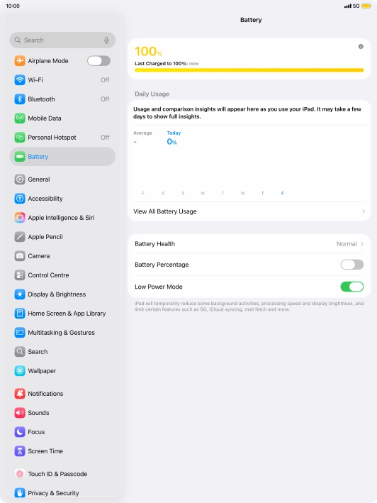 Slide your finger upwards starting from the bottom of the screen to return to the home screen.