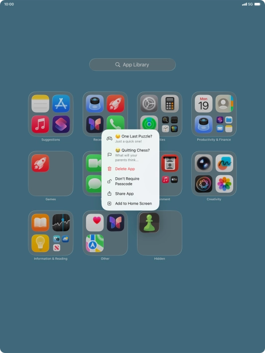 Press Don't Require Passcode.