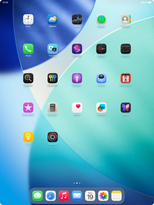 To add an application to Dock, press and hold the required application and drag it downwards to the left side of Dock.