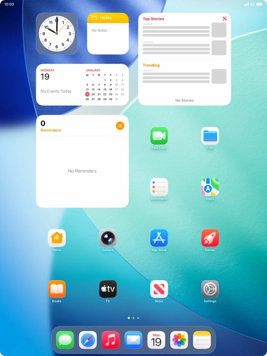 The network mode icon shows the network mode currently used by your tablet. The network mode icon shows the network mode currently used by your tablet.