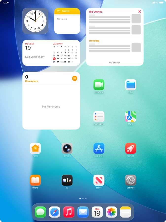 The network mode icon shows the network mode currently used by your tablet. The network mode icon shows the network mode currently used by your tablet.
