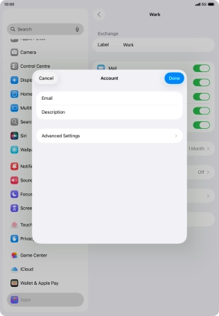Press Advanced Settings.