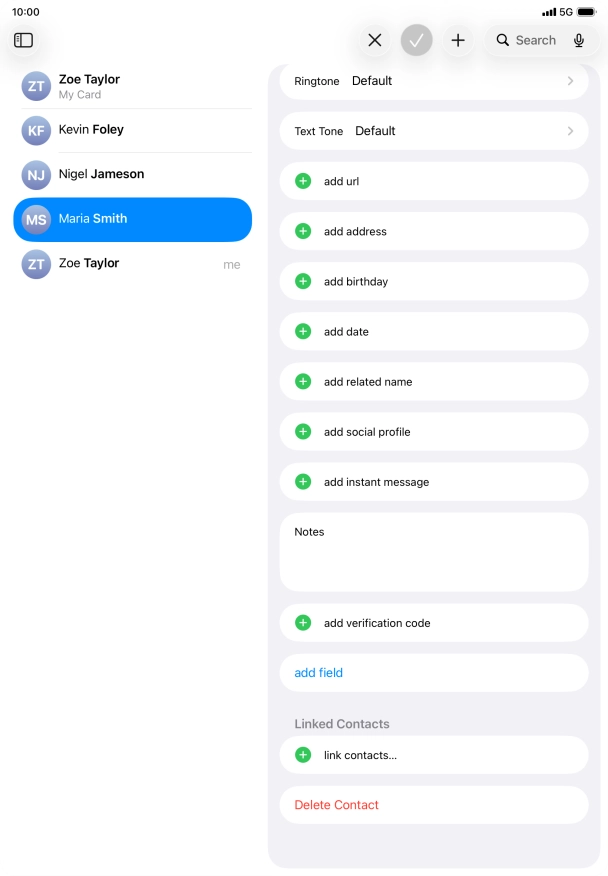 Press link contacts.... Press link contacts....
