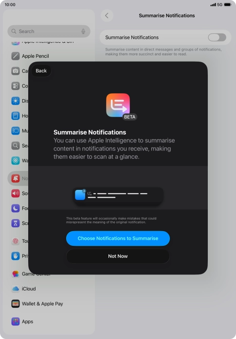 If you turn on the function, follow the instructions on the screen to select more settings. If you turn on the function, follow the instructions on the screen to select more settings.