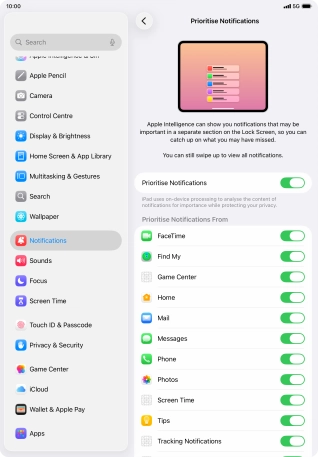 Press the indicator next to Press the indicator next to