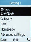 Select Advanced settings.