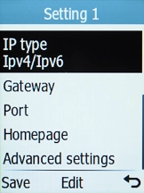 Select Advanced settings.