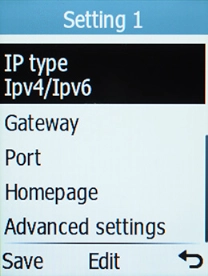 Select Advanced settings.