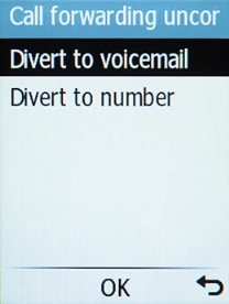 Select Divert to voicemail.