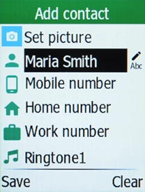 Highlight Mobile number and key in the required phone number.