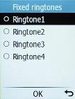 Highlight the different message tones to hear them.