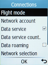 Select Network account.