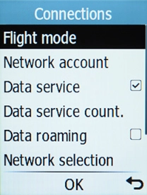 Select Network account.