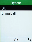 Press the OK key.